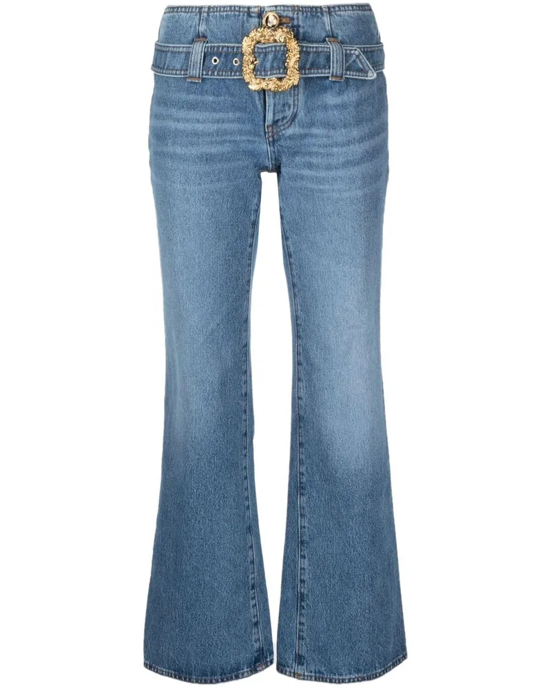 CORMIO Gekürzte Bootcut-Jeans - Blau Blau