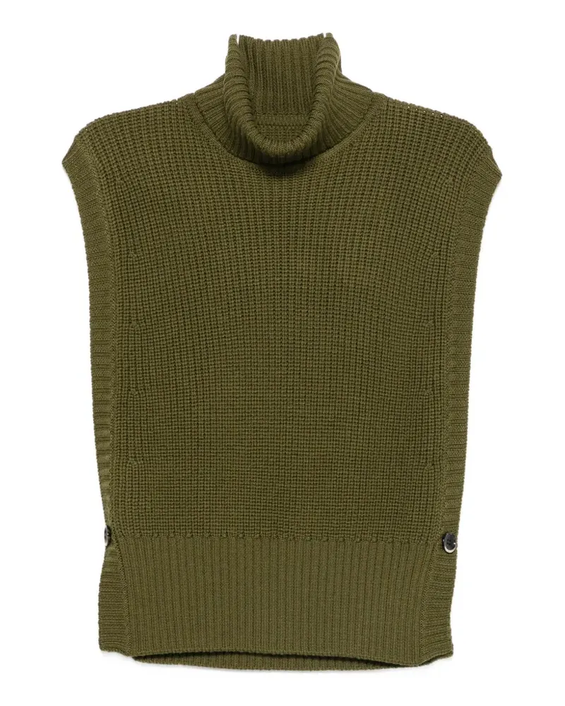 nine:inthe:morning Virginia turtleneck knitted vest - Grün Grün
