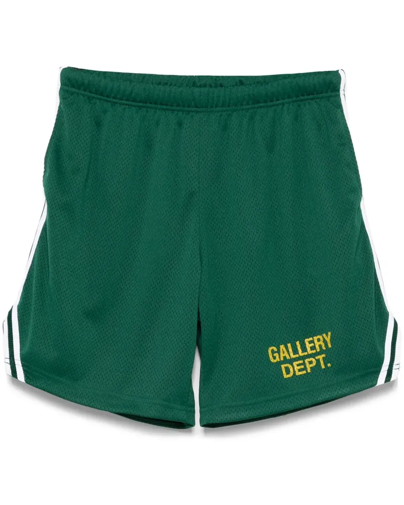 GALLERY DEPT. Joggingshorts mit Logo-Print - Grün Grün