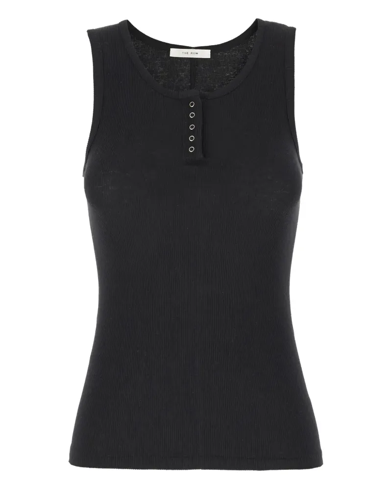The Row Geripptes Mansel Tanktop - Schwarz Schwarz