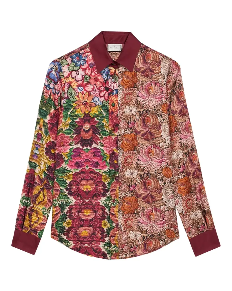 Pierre-Louis Mascia Hemd mit Blumenmuster - Rosa Rosa