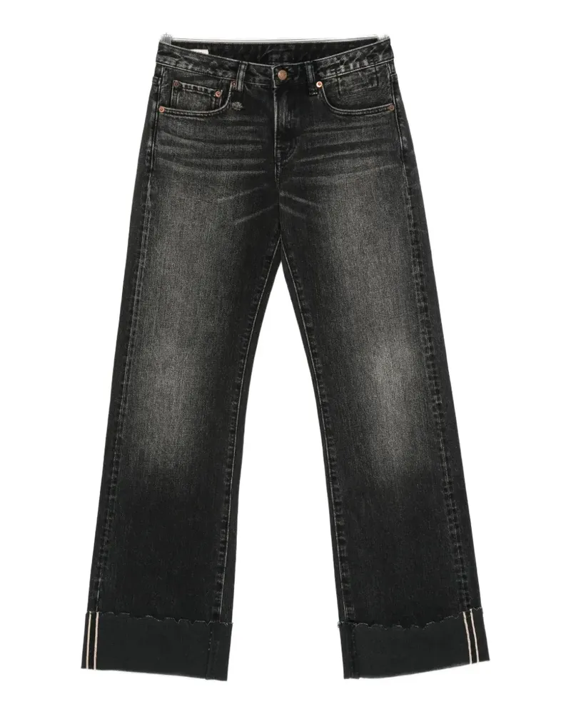 R13 Effie cuffed jeans - Schwarz Schwarz