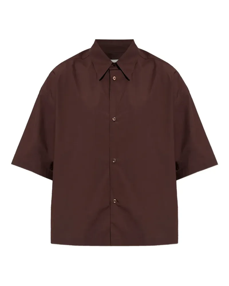 Studio Nicholson Hemd aus Popeline - Braun Braun