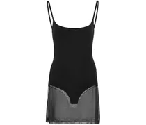 La Robe Maille Roupao Minikleid - Schwarz