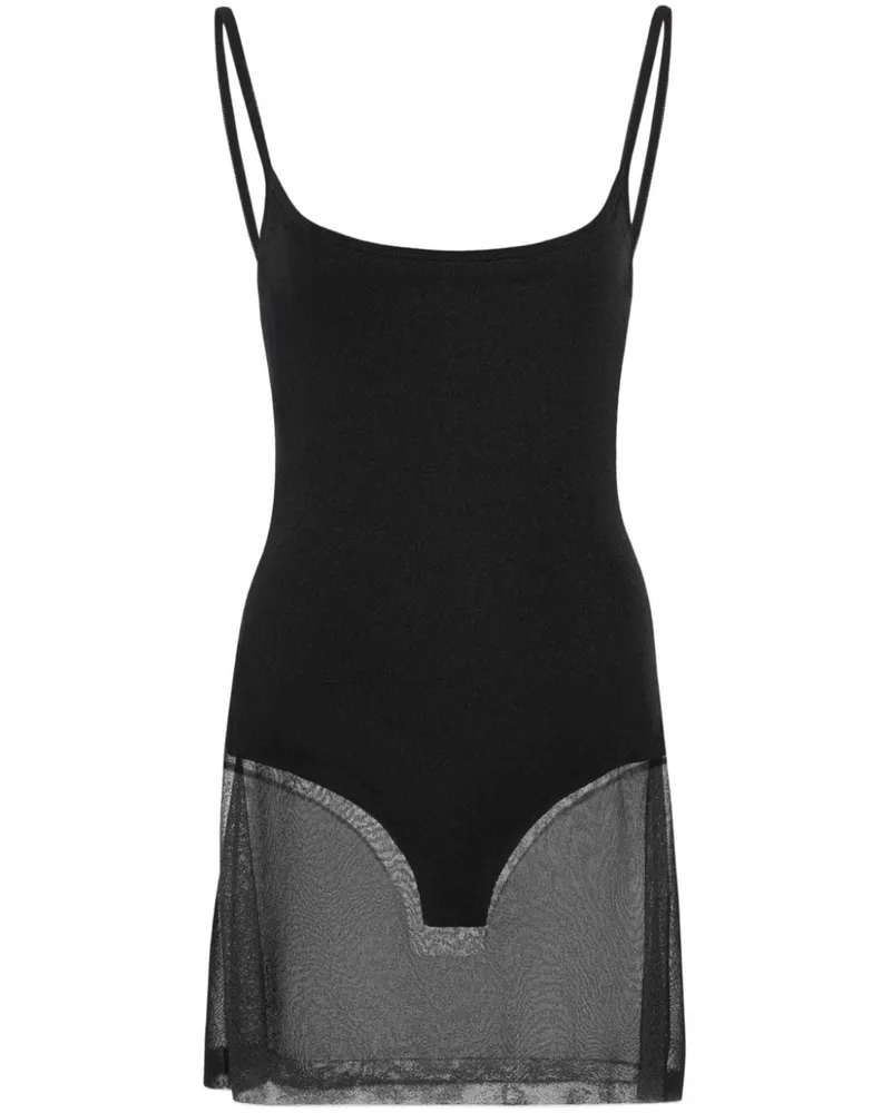 Jacquemus La Robe Maille Roupao Minikleid - Schwarz Schwarz