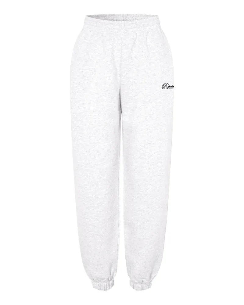 ROTATE Birger Christensen Jogginghose mit Logo-Stickerei - Grau Grau