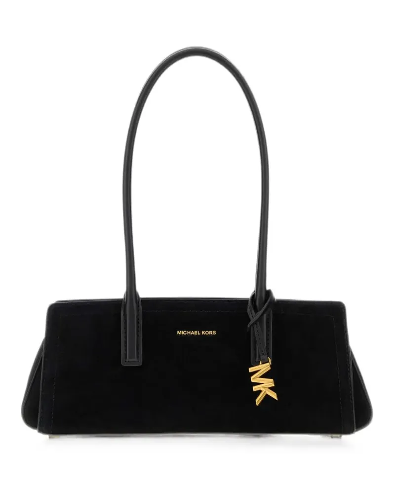 Michael Kors small Laila suede shoulder bag - Schwarz Schwarz