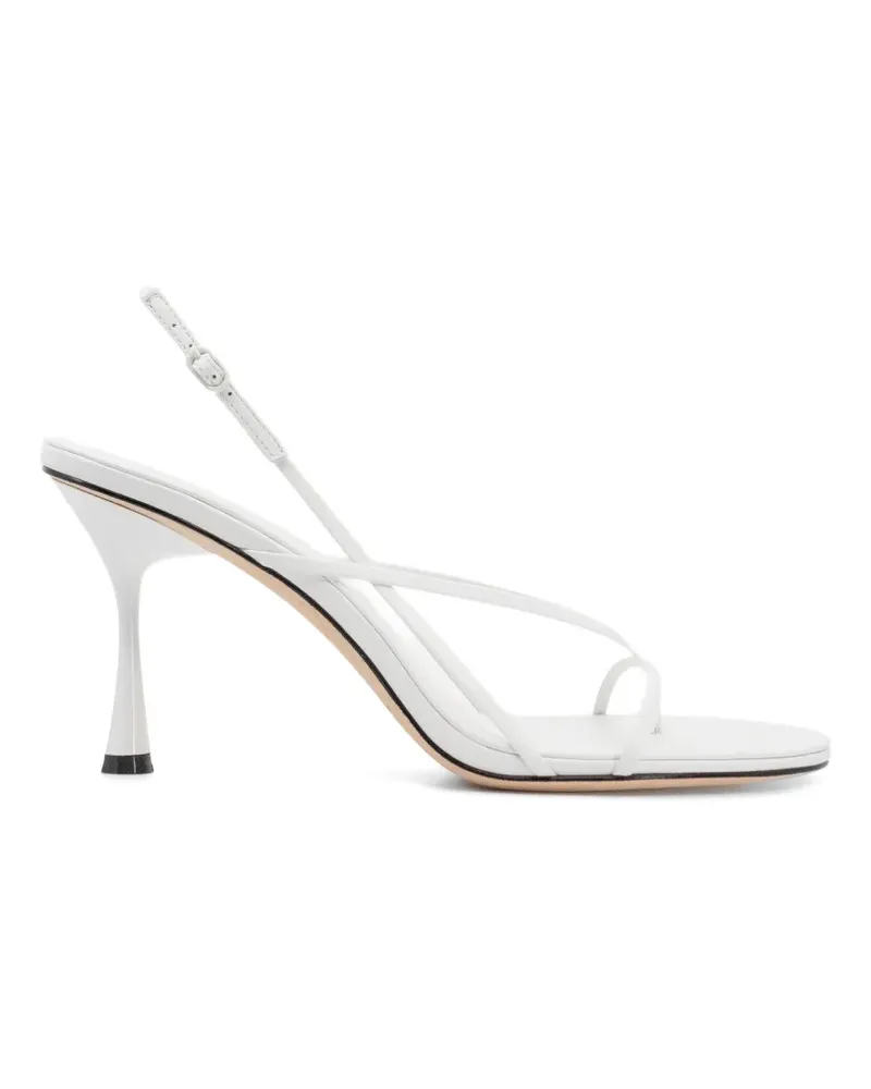 Studio Amelia Wishbone Slingback-Sandalen 90mm - Weiß Weiß