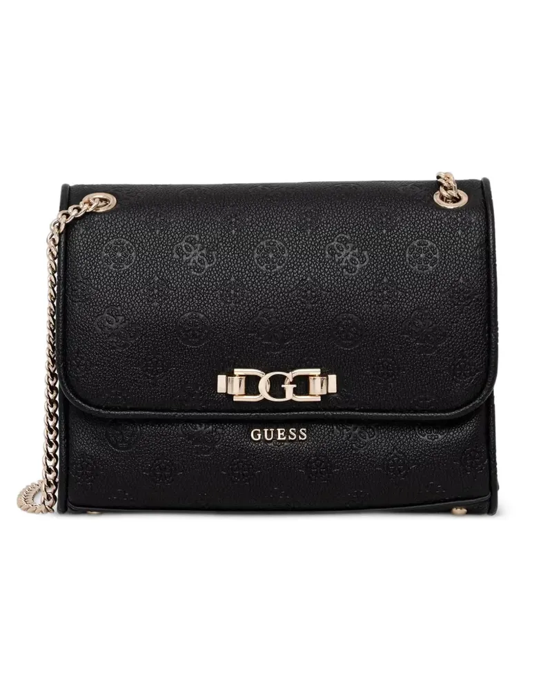 Guess Anise logo-embossed shoulder bag - Schwarz Schwarz