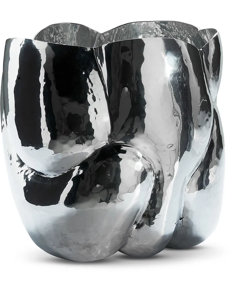 Tom Dixon Niedriges Cloud Gefäß - Silber Silber