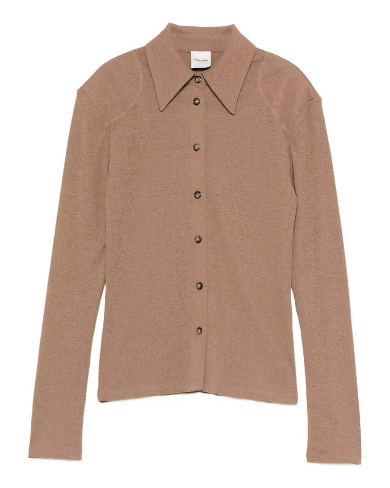 Nanushka Haimi shirt - Nude Nude