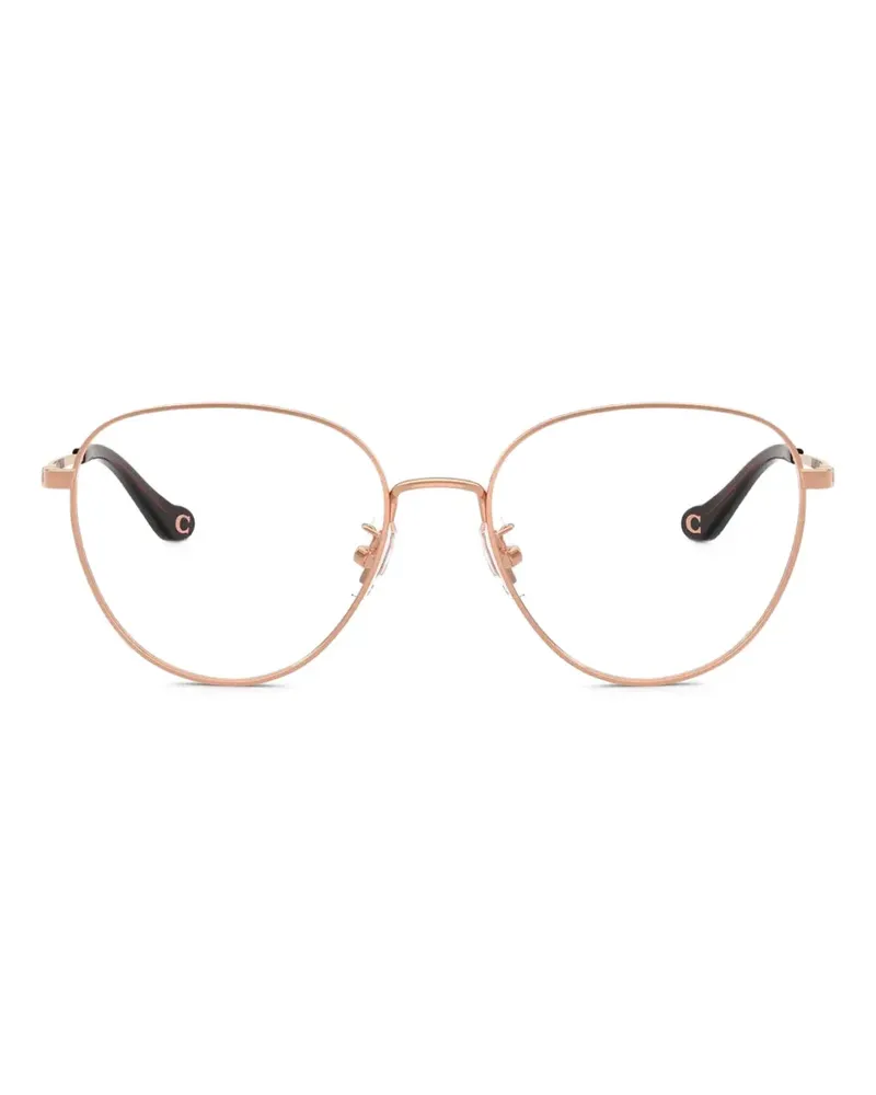 Coach round-frame glasses - Gold Gold