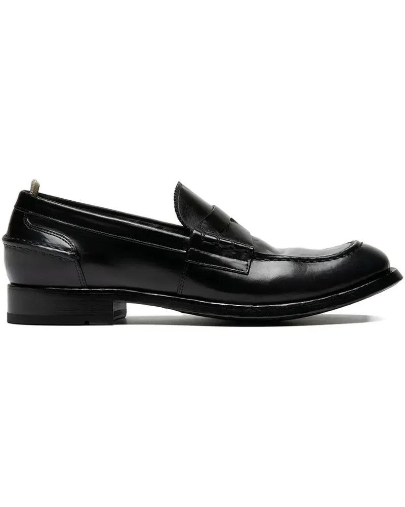 Officine Creative Italia Klassische Penny-Loafer - Schwarz Schwarz