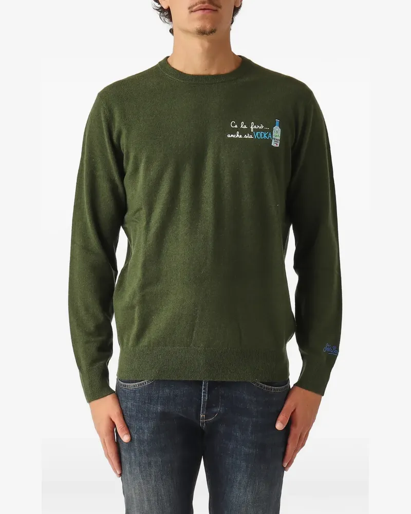 MC2 Saint Barth Pullover mit Rundhalsausschnitt - Grün Grün
