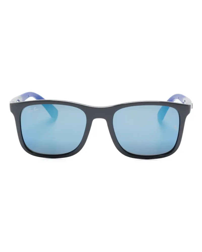 Ray Ban Sonnenbrille mit eckigem Gestell - Grau Grau