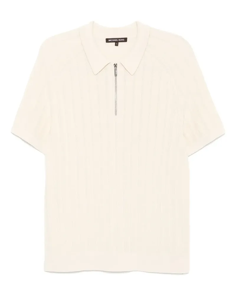 Michael Kors Gestricktes Poloshirt - Nude Nude