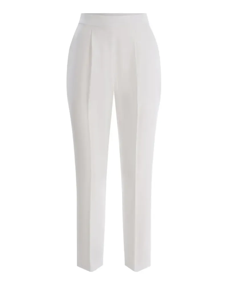 Pinko Plissierte Tapered-Hose - Weiß Weiß