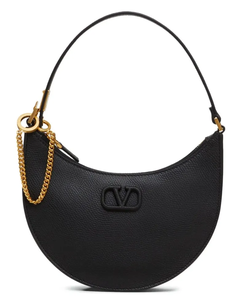 Valentino Garavani Mini VLogo Signature Schultertasche - Schwarz Schwarz