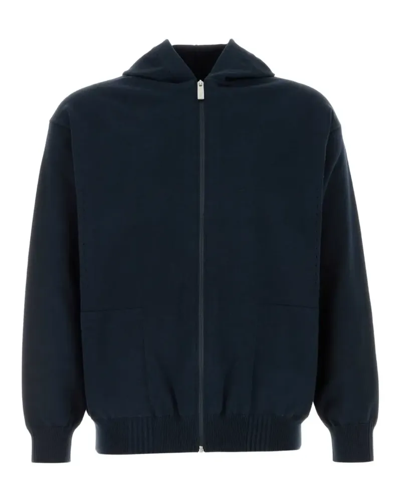 Herno Laminar zip-up hoodie - Blau Blau