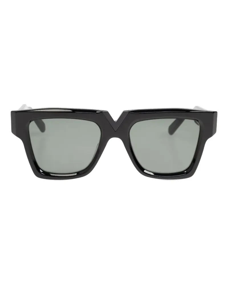 Valentino Garavani V-Gold-I square-frame sunglasses - Schwarz Schwarz