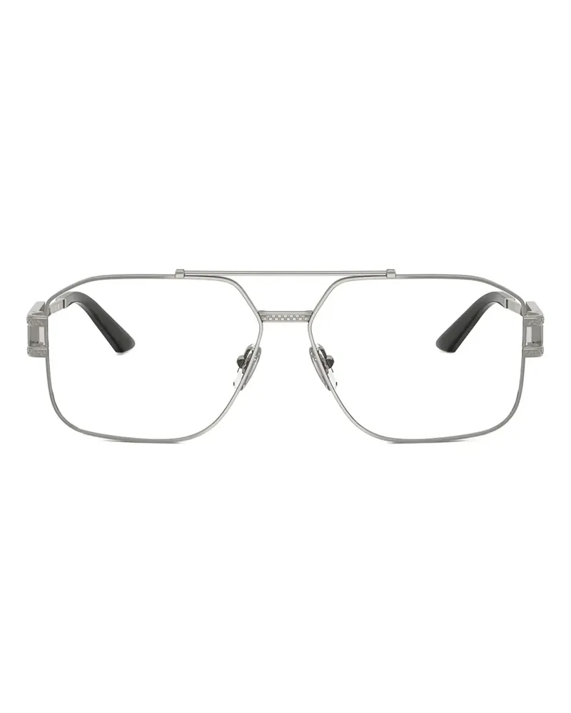 Versace Pilotenbrille mit Metallgestell - Silber Silber