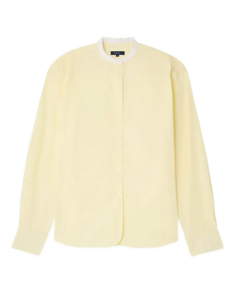 Soeur Bermudes band-collar shirt - Gelb Gelb