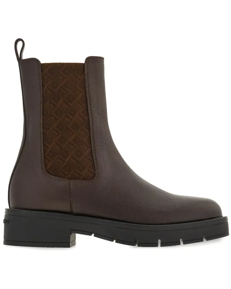 Ferragamo Klassische Chelsea-Boots - Braun Braun