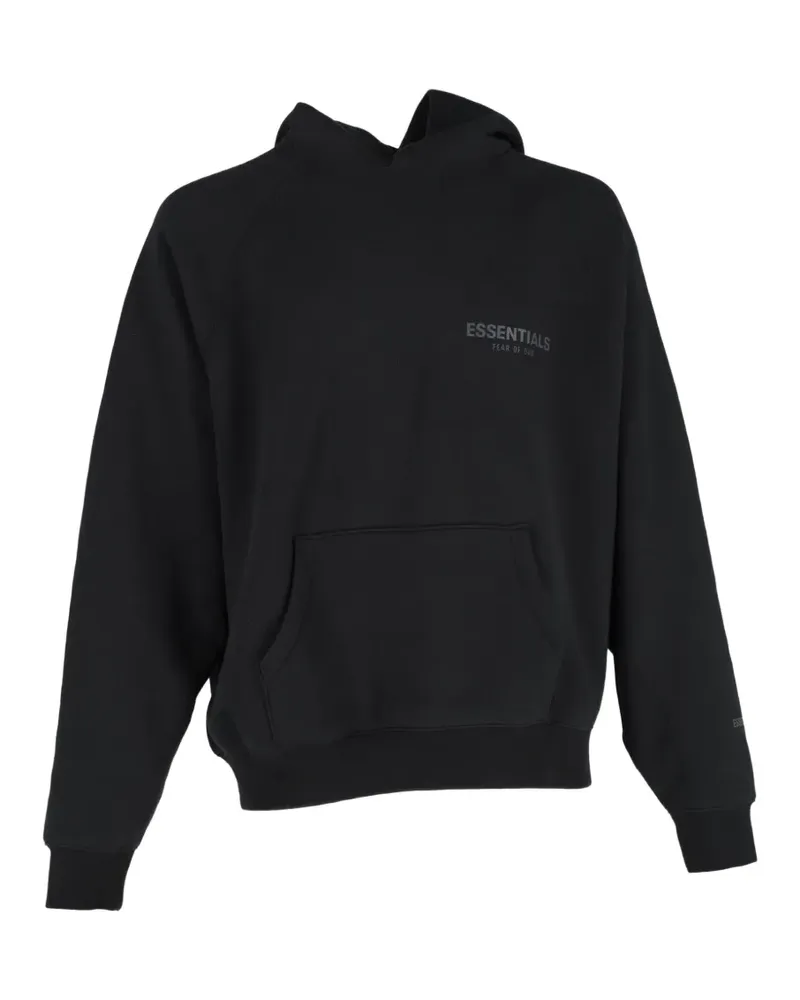 Fear of God Essentials logo-print hoodie - Schwarz Schwarz