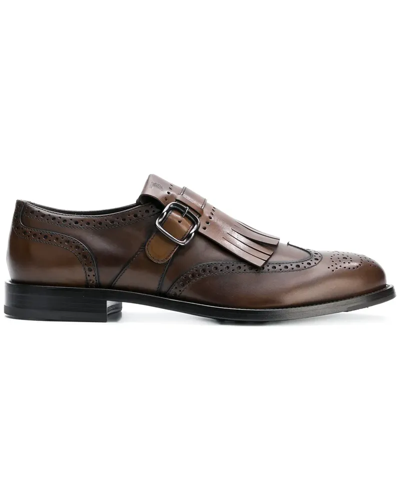 TOD'S Monk-Schuhe mit Zierlasche - Braun Braun