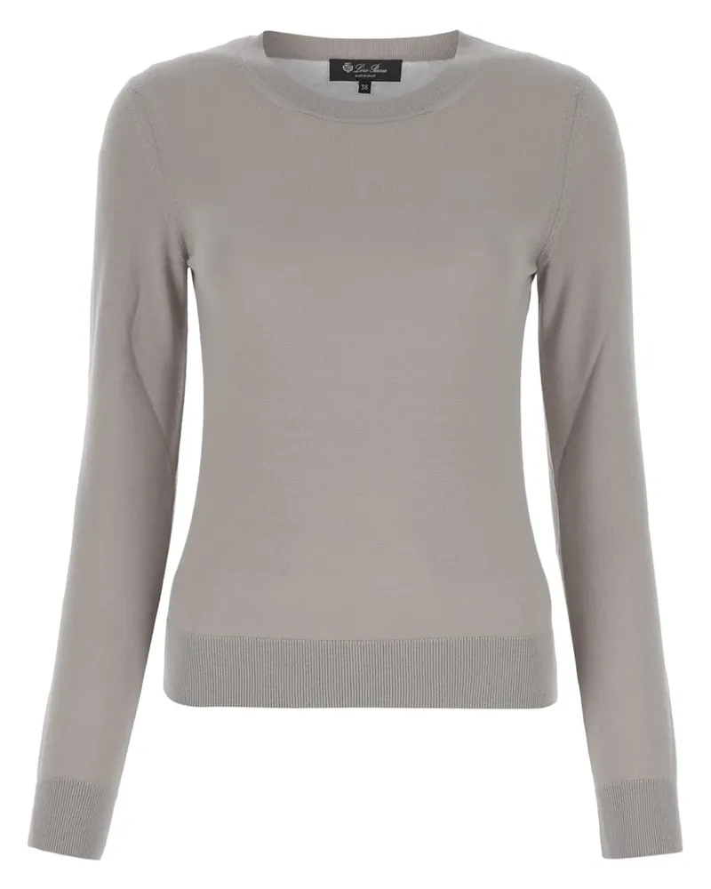 Loro Piana Neo Piuma Kaschmirpullover - Grau Grau