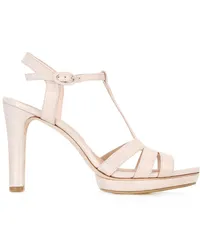 Repetto Sandalen mit hohem Blockabsatz Nude