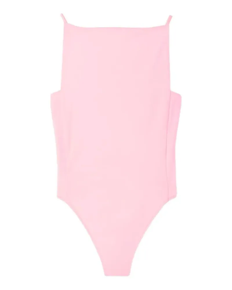 Jacquemus Sole open-back swimsuit - Rosa Rosa