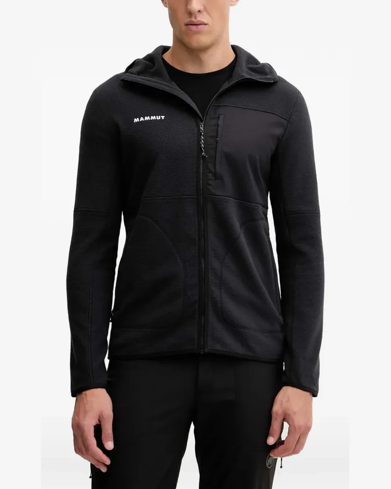 Mammut logo-print hoodie - Schwarz Schwarz