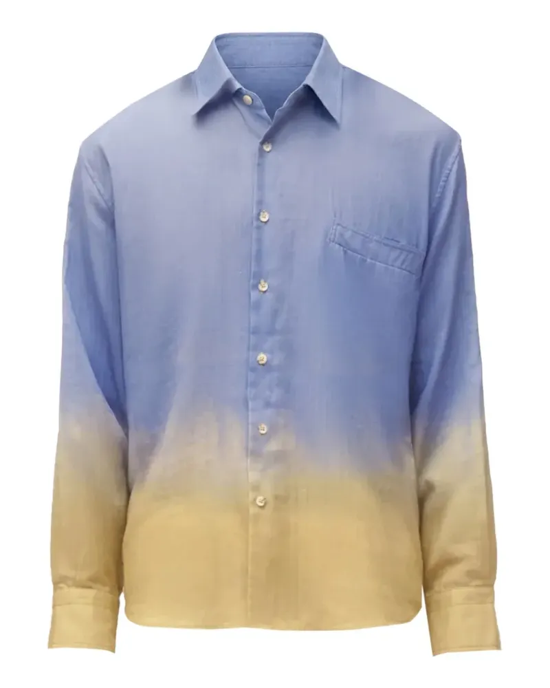 COMMAS Hemd mit Ombré-Effekt - Blau Blau