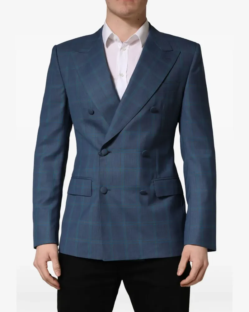 Dolce & Gabbana double-breasted blazer - Blau Blau