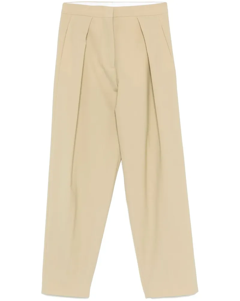 Moncler Hose mit Logo-Patch - Nude Nude