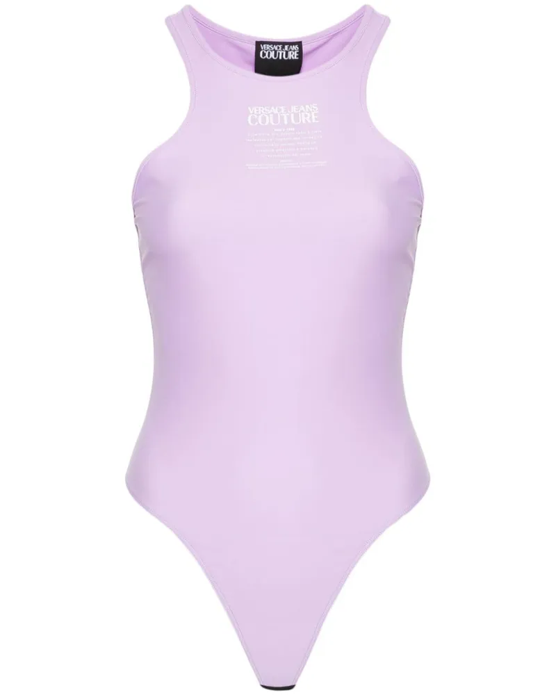 Versace Jeans Warrant Body mit Logo - Violett Violett