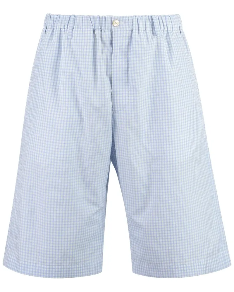 Gucci Karierte Shorts - Blau Blau