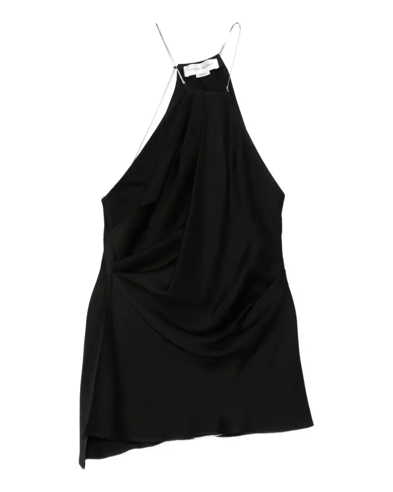 Victoria Beckham halterneck sleeveless blouse - Schwarz Schwarz