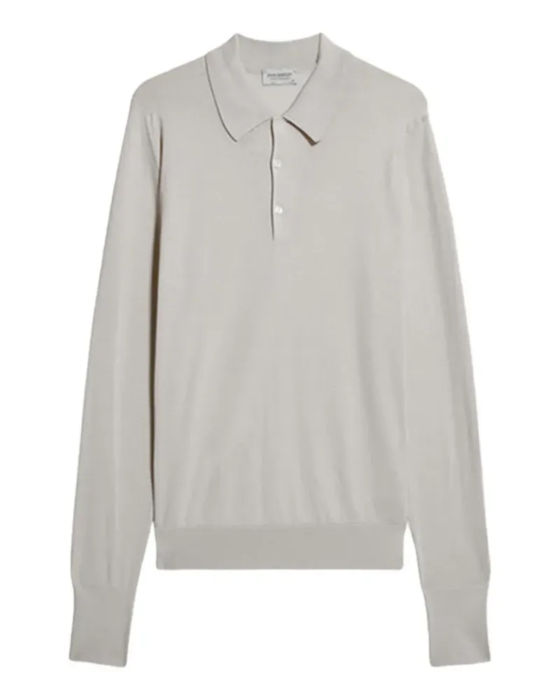 Fortela Finchley Poloshirt aus Baumwollstrick - Grau Grau