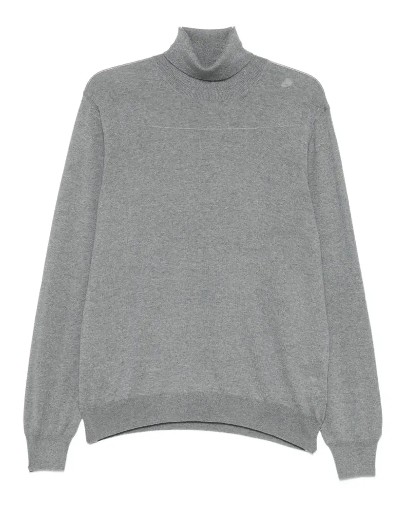 Gran Sasso Klassischer Rollkragenpullover - Grau Grau