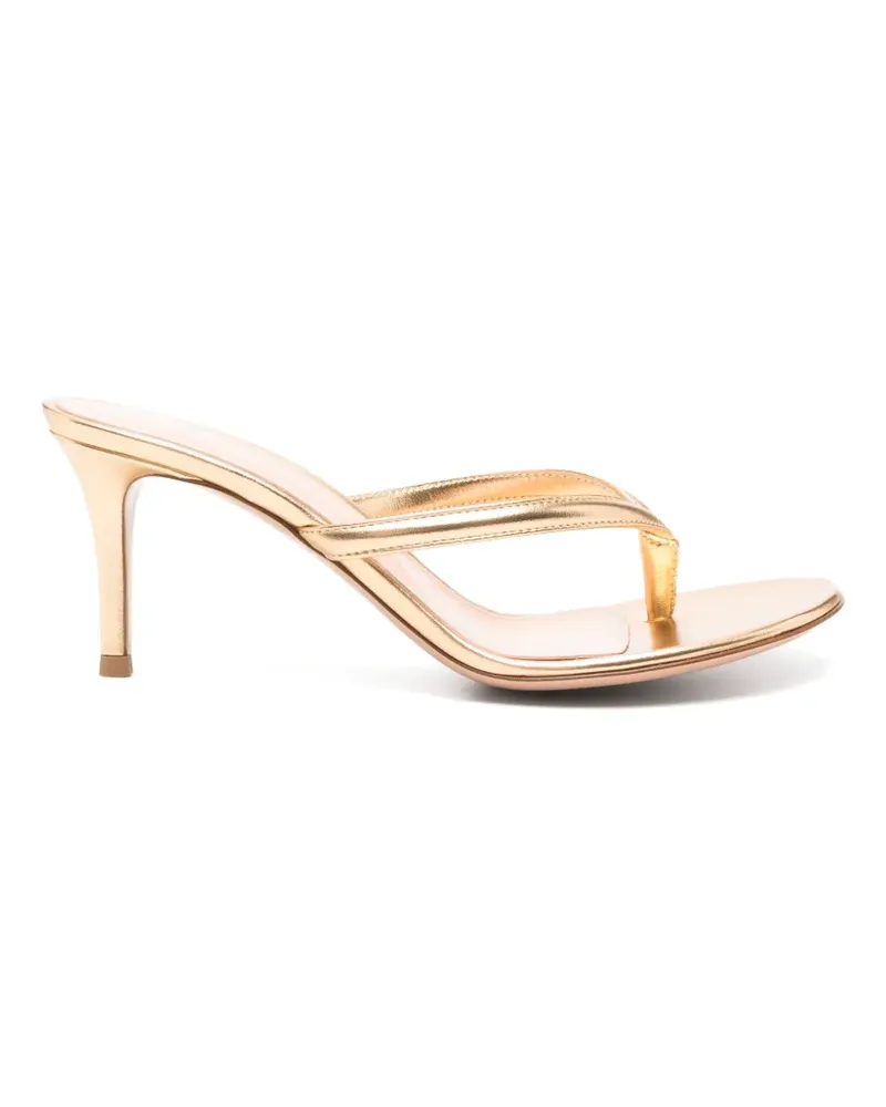Gianvito Rossi Calypso Flip-Flops - Gold Gold