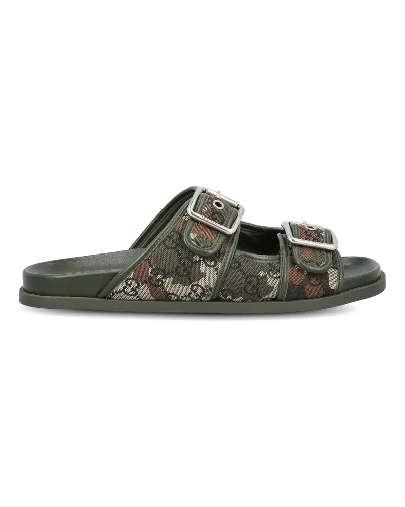 Gucci GG buckle-detail sandals - Grün Grün
