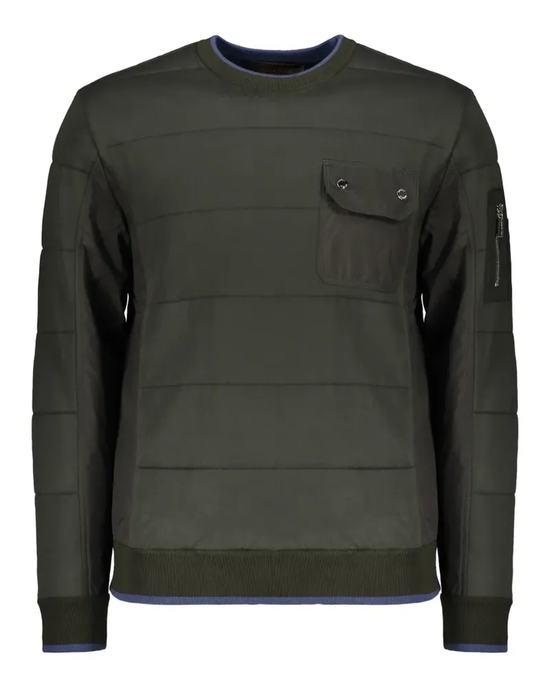 MOORER Gesteppter Pullover - Grün Grün