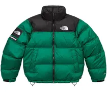 x The North Face Nuptse Steppjacke - Grün