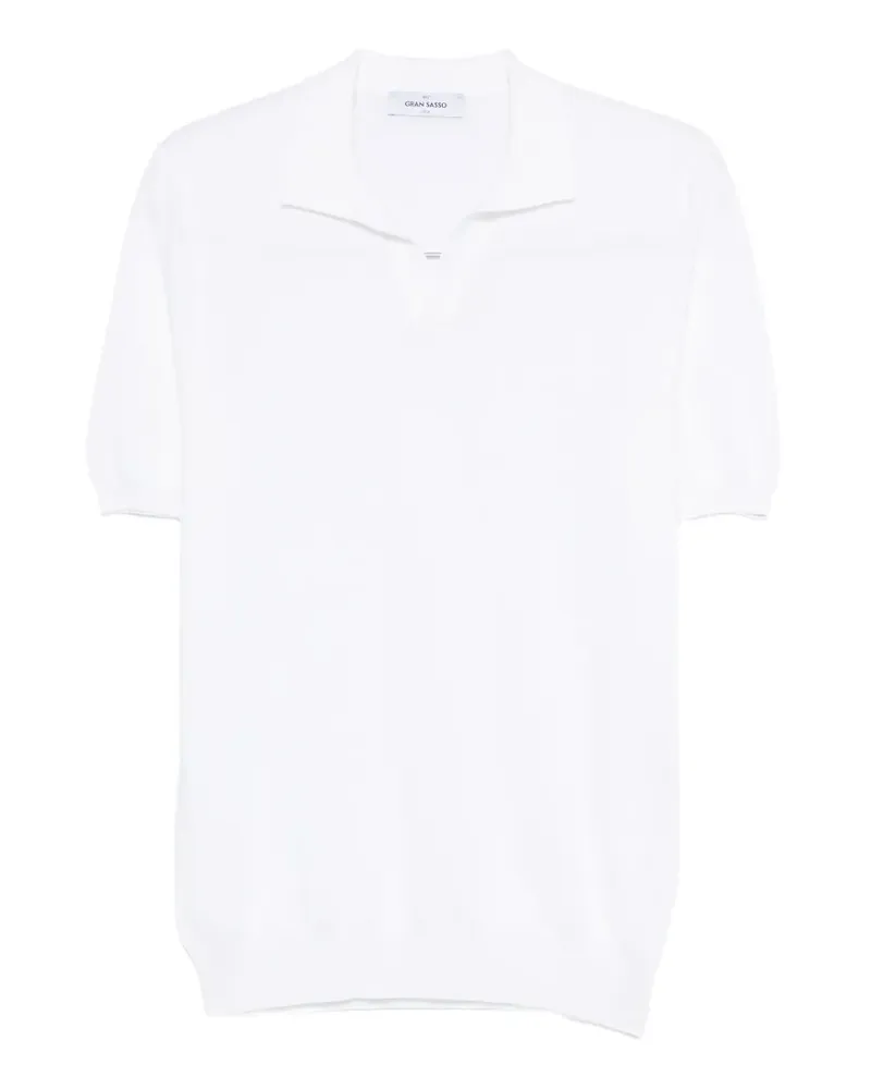 Gran Sasso Klassisches T-Shirt - Weiß Weiß