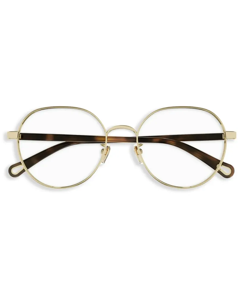 Chloé Brille mit rundem Gestell - Gold Gold