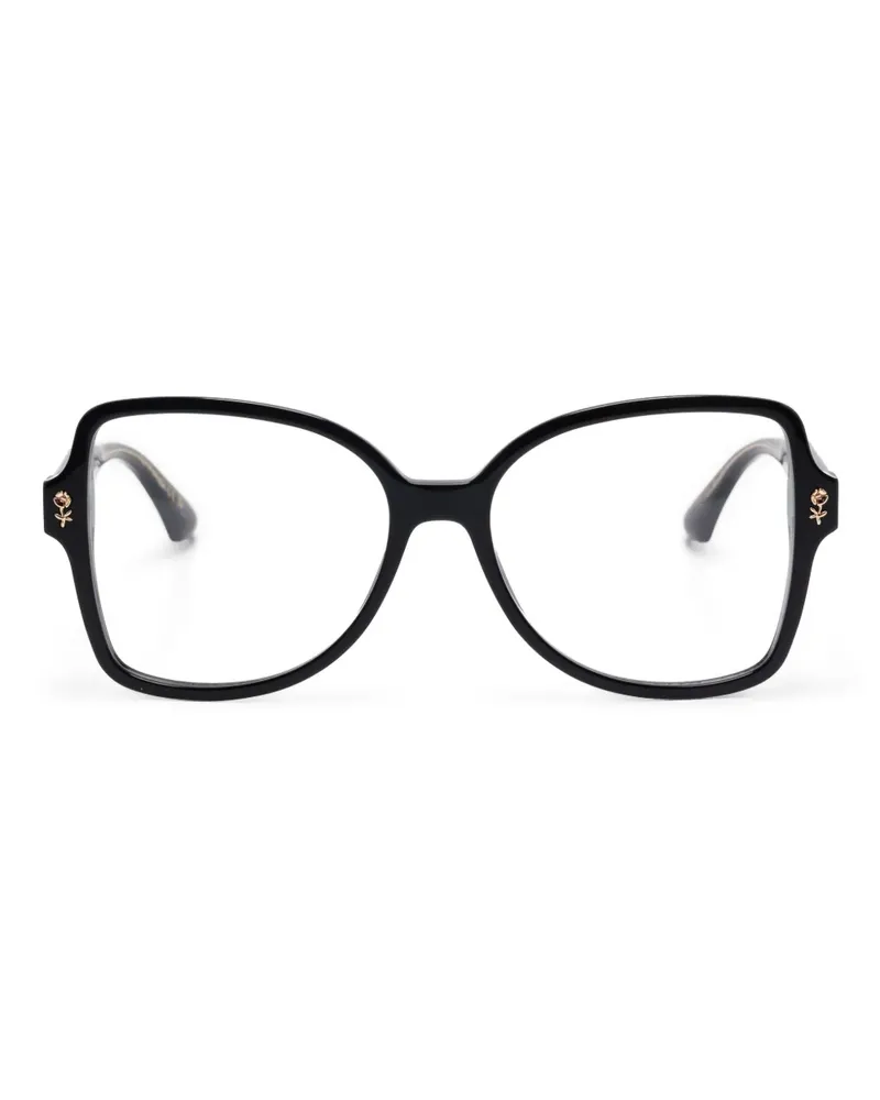 Etro Brille mit Butterfly-Gestell - Schwarz Schwarz