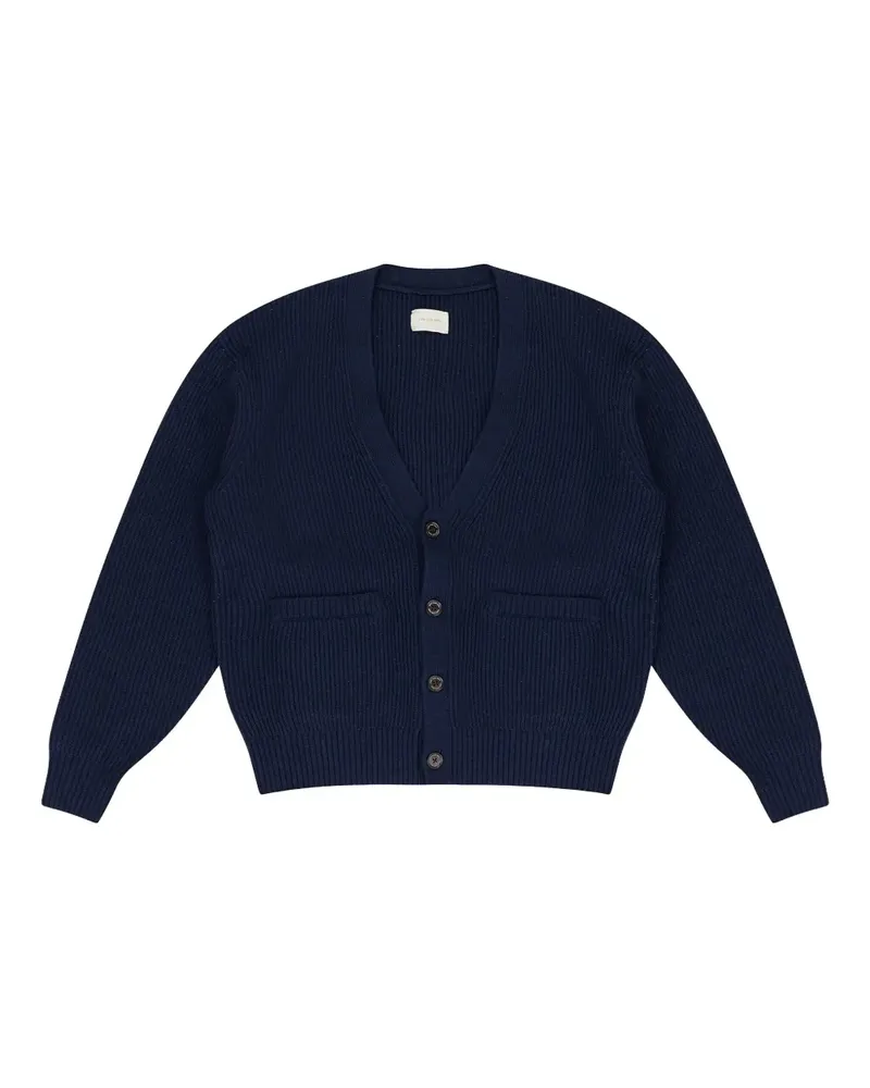 Aimé Leon Dore waffle knit cardigan - Blau Blau