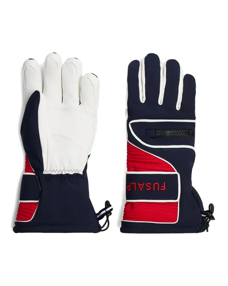 FUSALP Slalom zip-pocket ski gloves - Blau Blau